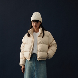 NORYBRAND女短款羽绒服白鸭绒加厚休闲多色简约外套上衣ngoarmy