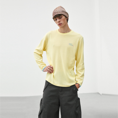 NORYBRAND/风洞华夫格/瞬间透气长袖休闲运动跑步户外秋冬上衣T恤