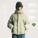 NORYBRAND 特氟龙连帽BOXY廓形90白鸭绒羽绒服保暖外套面包服上衣