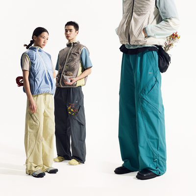 NORYBRAND 弧线可变形大兜薄款机能登山裤 山系户外运动休闲长裤