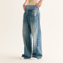 NORYBRAND复古1980S水洗直筒宽松cleanfit牛仔裤 vintage 休闲长裤