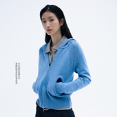 连帽毛衣 NORYBRAND 羊毛混纺茧型口袋合身款 高克重纱线复古