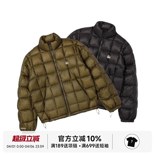 Stussy25FW新款鸭绒羽绒服