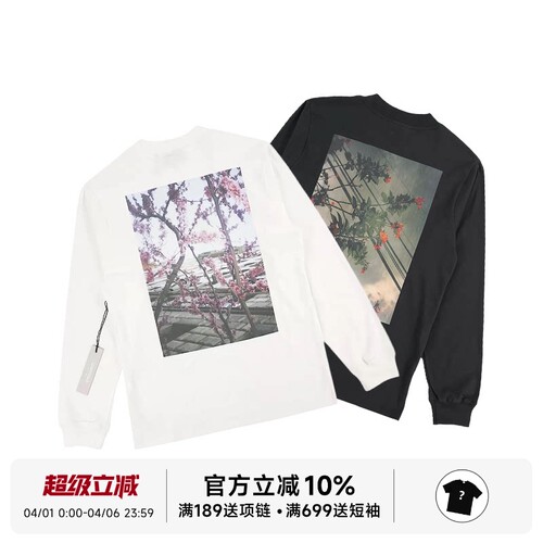 Essentials19FW相片花卉长袖