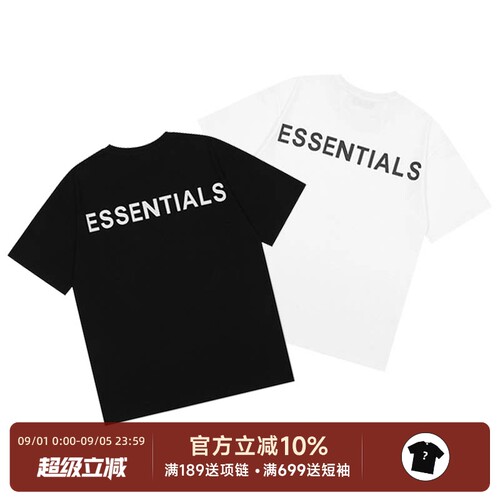 FearofGod19FW3M反光短袖T恤