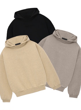 阿伦777 Fear of God FOG Essentials 23FW纯色云系列卫衣连帽衫