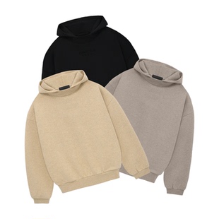 God FOG Essentials 阿伦777 23FW纯色云系列卫衣连帽衫 Fear