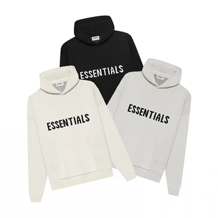 Fear 21SS纯色连帽套头针织毛衣帽衫 Essentials God 阿伦777