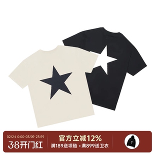 阿伦777 Fear of God Essentials 18SS五角星字母logo短袖T恤男女
