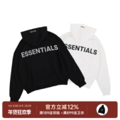 Fear Essentials 阿伦777 God FOG 19FW反光3M字母卫衣连帽衫