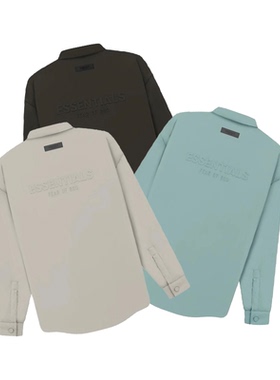 阿伦777 Fear of God Essentials 23SS拉链棉服夹棉夹克许凯同款