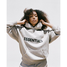 阿伦777 Fear Of God FOG Essentials胸前字母Logo加绒卫衣连帽衫