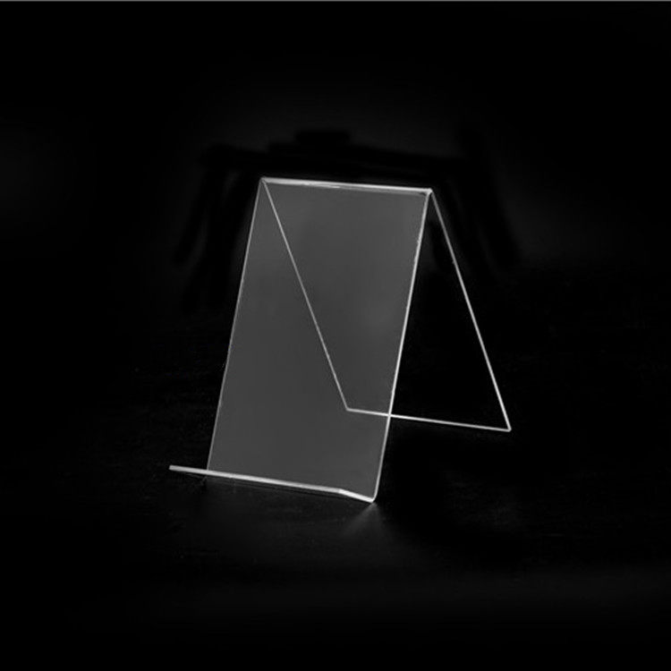 手机支架亚克力透明加厚托盘展示架柜台新品高托背手机陈列架塑料