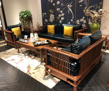 刺猬紫檀沙发茶几组合实木中式沙发组合花梨木罗汉床客厅红木家具