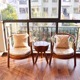 扶手椅工厂 定制 刺猬紫檀圈椅 花梨木茶桌椅 茶几实木家具 新中式