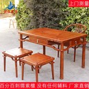 红木茶椅茶凳 雕花茶几花梨木茶台 实木家具中式 刺猬紫檀原木茶桌