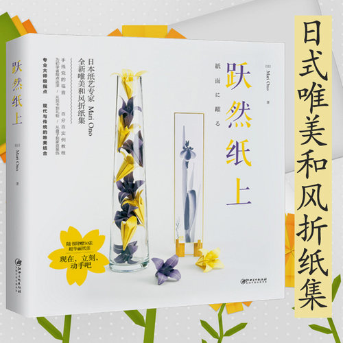 全新唯美和风折纸集：跃然纸上 Mari One日本中小学生手工艺折纸剪纸艺书籍