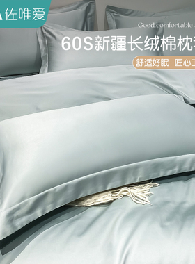 全棉枕套一对装高级感枕头套2026新款纯棉套装48x74cm枕芯套40x60