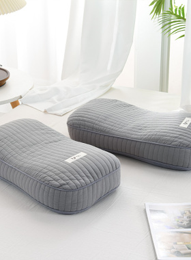 全荞麦皮壳枕头护颈椎助睡眠男士硬高成人整头枕芯一对家用颈椎枕