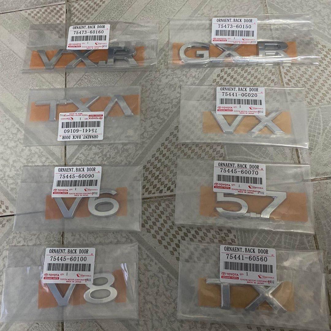 普拉多霸道VXV6车标酷路泽VXR57