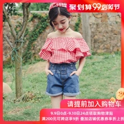 Cô gái mùa hè 2019 trẻ em mới phiên bản Hàn Quốc của áo sơ mi tay ngắn cực kỳ ngoại quốc hợp thời trang quần áo trẻ em lớn - Áo thun