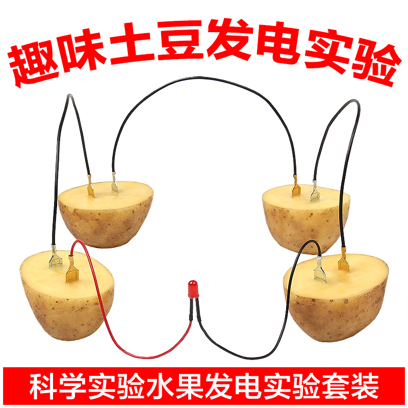 土豆发电水果电池儿童科学实验