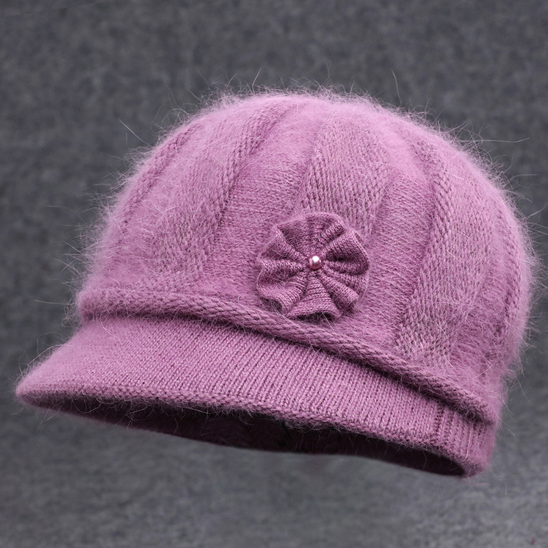 老人帽子女冬天奶奶加绒厚保暖中老年人秋冬季老太太中年妈妈棉帽