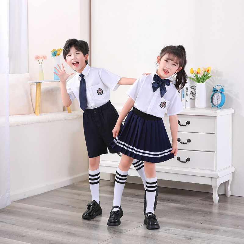 六一儿童合唱演出服朗诵表演幼儿园园服毕业照班服夏装小学生校服