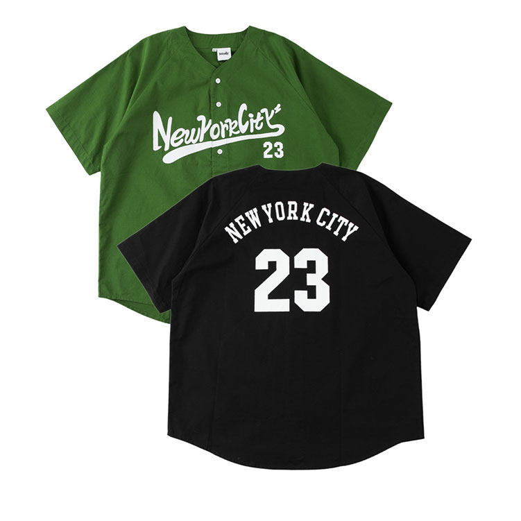 new york city  baseball jersey 潮牌欧美高街短袖棒球衫 棒球服