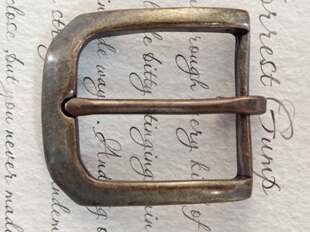 贝克汉姆扣 新款 实心紫铜皮带扣 复古经典 单针内径35mm 美式