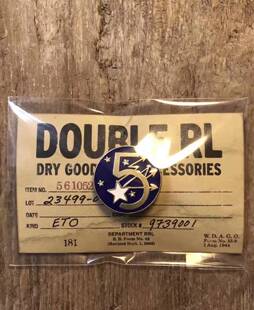 美式 复古 印第安 RRL圆形5号胸针 饰 纯铜质地 装 配饰 别针宽