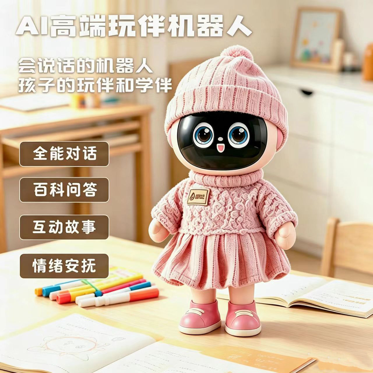 AI互动人工智能机器人ai对话机器人/机甲成品/变
