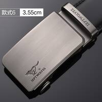 Seven Wolves men's belt with automatic buckle, genuine cowhide leather for young men, middle-aged dad belt thumbnail 5