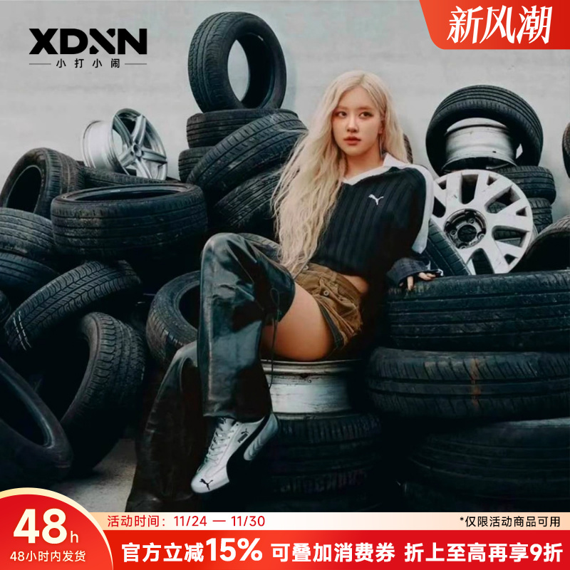 PUMA彪马Speedcat ROSE同款金属银色休闲鞋赛车风男板鞋女薄底鞋