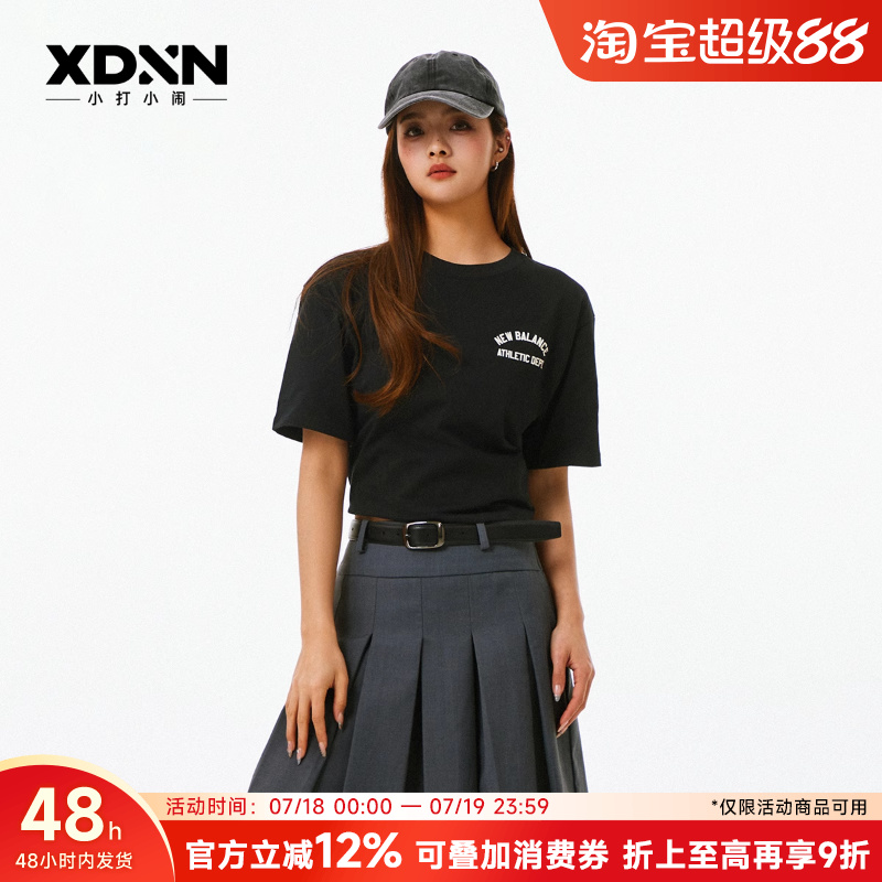 NB男女情侣宽松休闲短袖