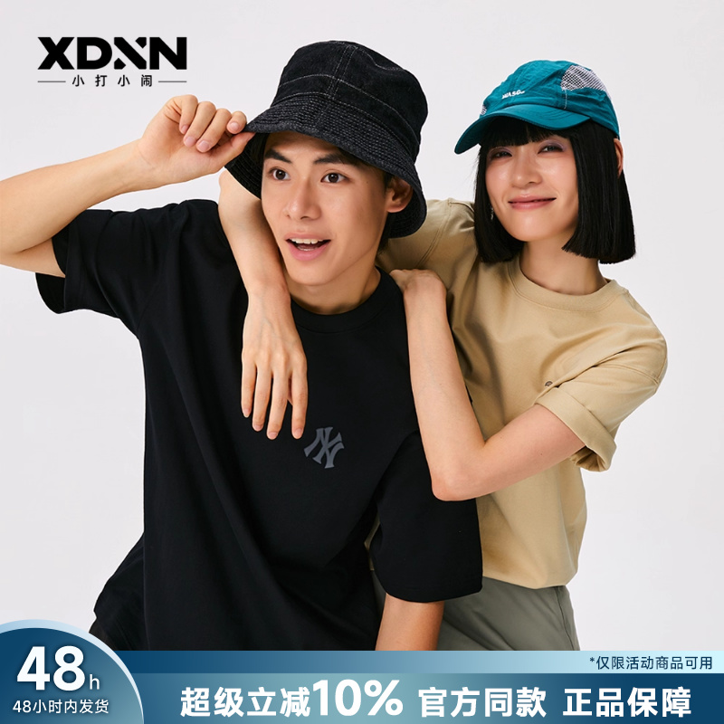 MLB 25秋季官方正品新款正品男老花大Logo短袖女经典舒适T恤TSM04