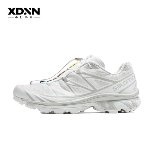 SALOMON萨洛蒙XT-6冰川白登山鞋