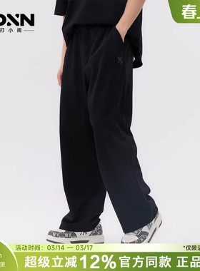 MLB  26春季新款男女情侣宽松舒适潮流百搭阔腿休闲长裤PTB02