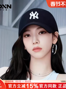 MLB官方正品同款鸭舌帽NY印花LOGO帽子运动潮流复古棒球帽CP66