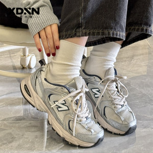【秋季穿搭】New Balance/NB官方正品白银透气情侣男女老爹鞋530