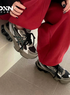 ASICS亚瑟士KINETIC FLUENT 冬季正品百搭男跑步鞋女休闲运动鞋