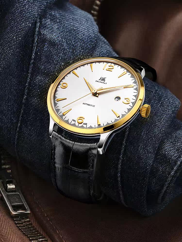 名牌上海手表男机械表男自动潮流休闲防水892国产正品手表机械腕