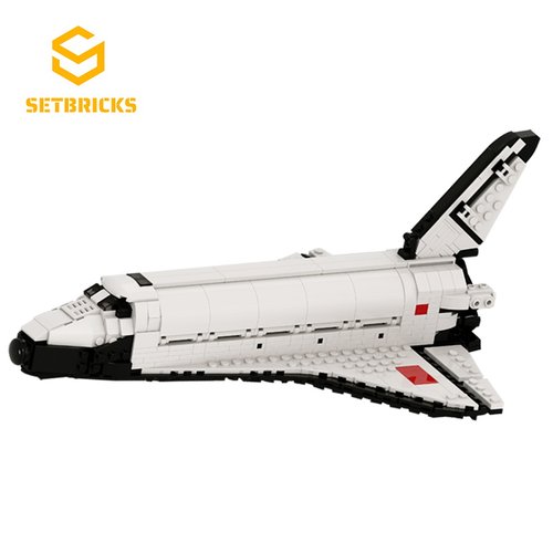 SETbricks太空航天Buran飞机收藏版1:110小颗粒拼装积木益智玩具