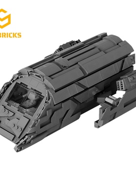 SETbricks星际之门水坑跳线模型摆件颗粒拼装积木零件包益智玩具