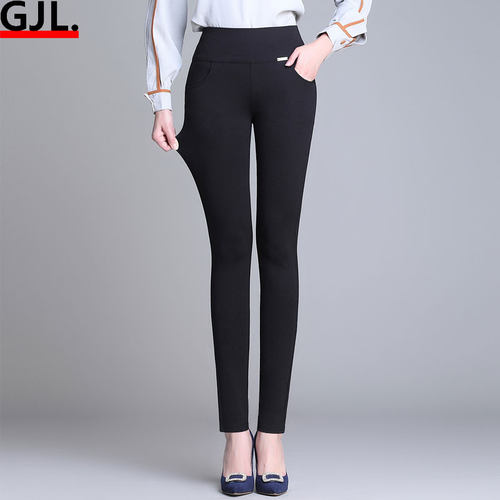 高腰弹力 显高显瘦 不起球 不褪色 品质稳定