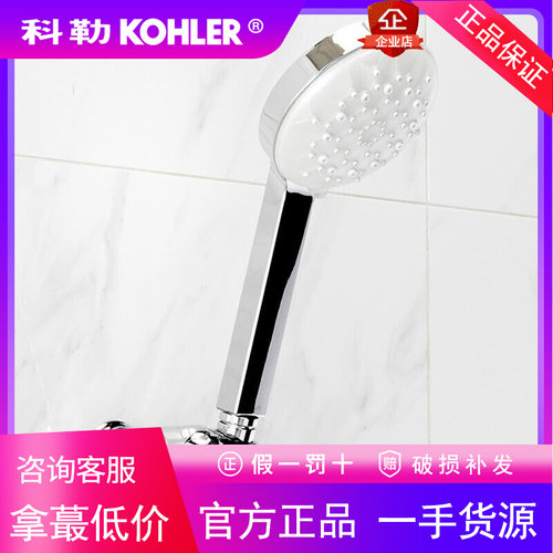 科勒氧沐多功能浴室通用淋浴洗澡增压手持花洒大喷头K-R99062T-CP