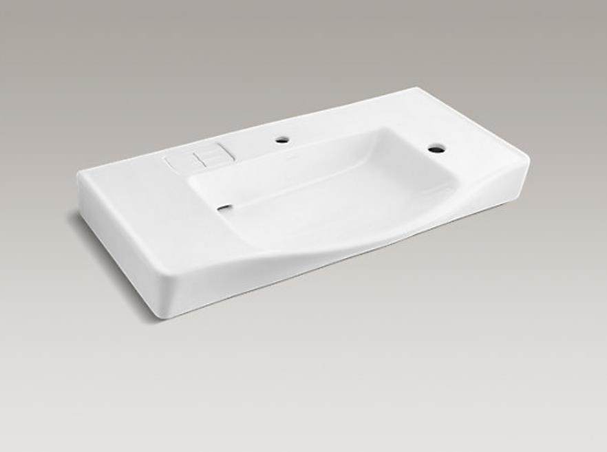 科勒正品嘉悦1000mm一体化台盆浴室洗脸盆洗手盆陶瓷k-22781t-1-0