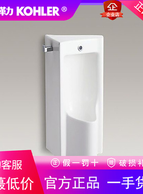 科勒K-20100T-ER-0帕铂挂墙式小便斗后进水节水型小便器男士尿斗