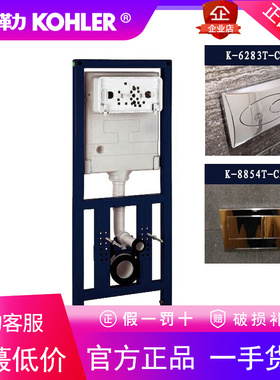 正品科勒海德丽100暗装隐藏入墙式壁挂马桶水箱挂墙式K-6284T-NA