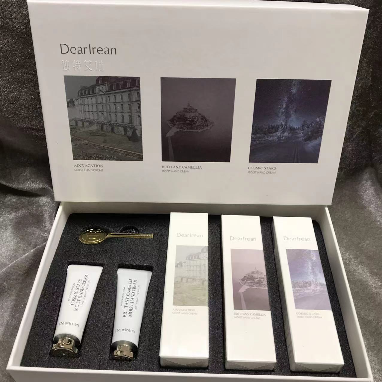 独特艾琳香氛沁心布列塔尼白茶宇宙星辰艾克斯假期凝润护手霜礼盒